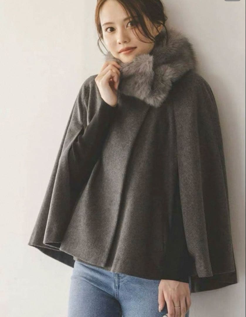 スナイデル　ショートケープコート