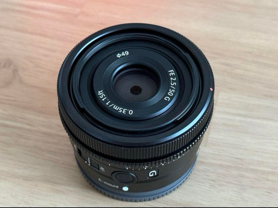 美品 Sony 50mm F2.5 G FE SEL50F25G