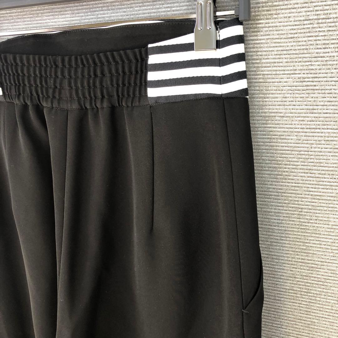 未使用品 BORDERS at BALCONY ハイウエストツイルパンツ 38