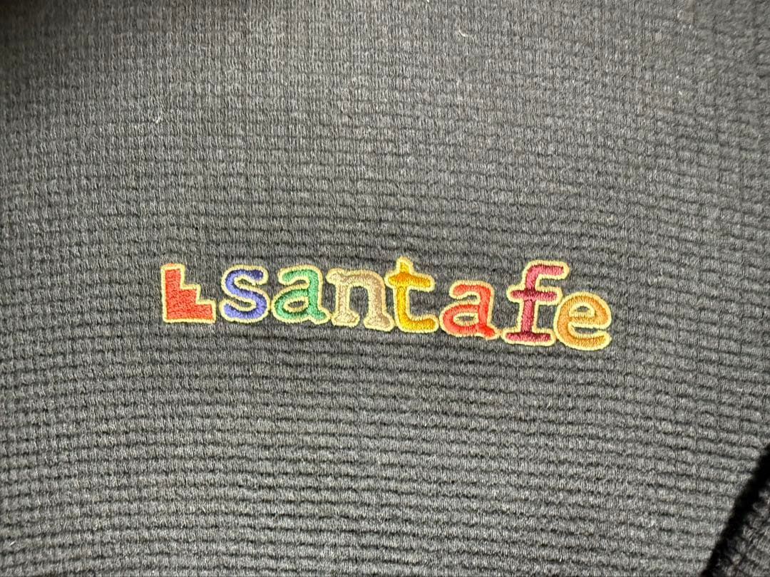 美品90s Y2K Santafe サンタフェ ワッフルスウェット バックビッグ