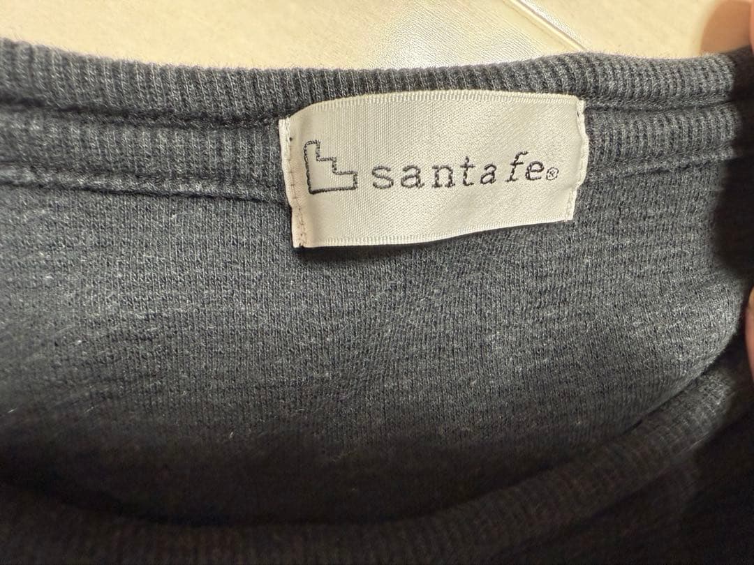 美品90s Y2K Santafe サンタフェ ワッフルスウェット バックビッグ