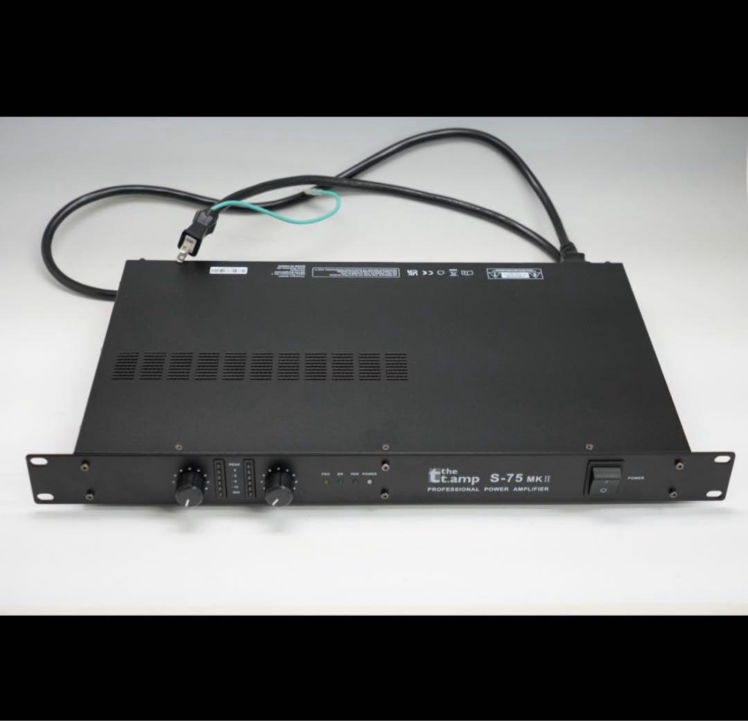 【美品】THOMANN パワーアンプ S-75 MK2 ②