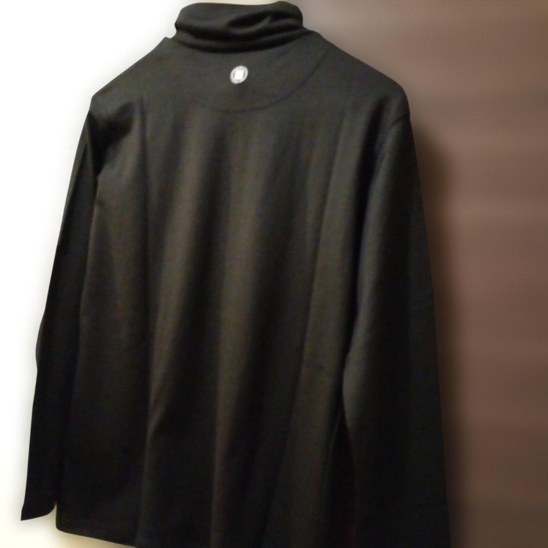 本日限定！ブリーフィングゴルフウールタートルハイネック ブラックサイズL
