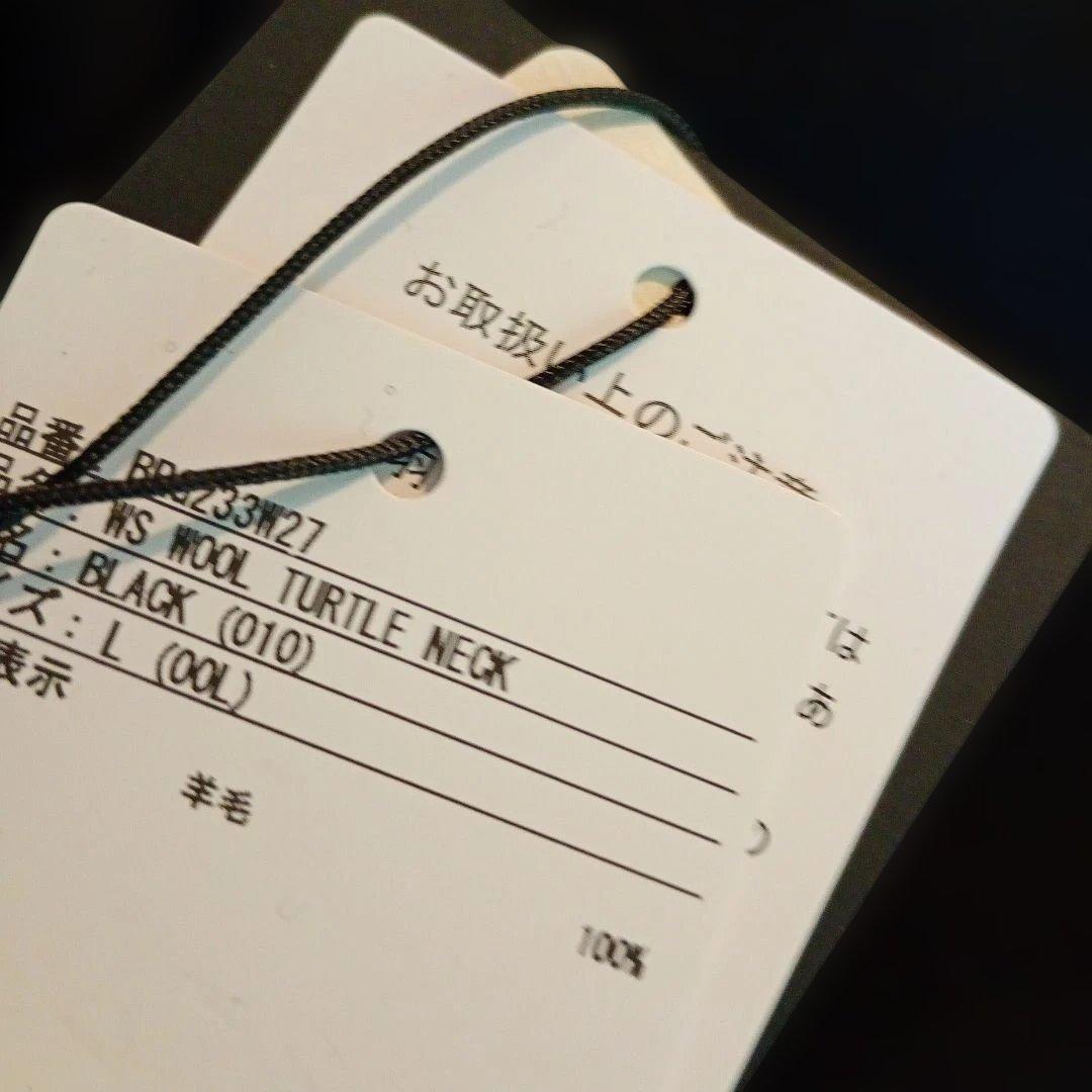 本日限定！ブリーフィングゴルフウールタートルハイネック ブラックサイズL