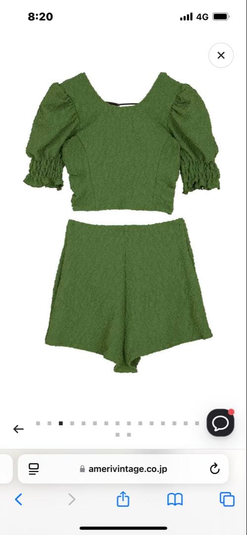 水着・ラッシュガード ameri BUMPY PUFF SHOULDER SWIMWEAR