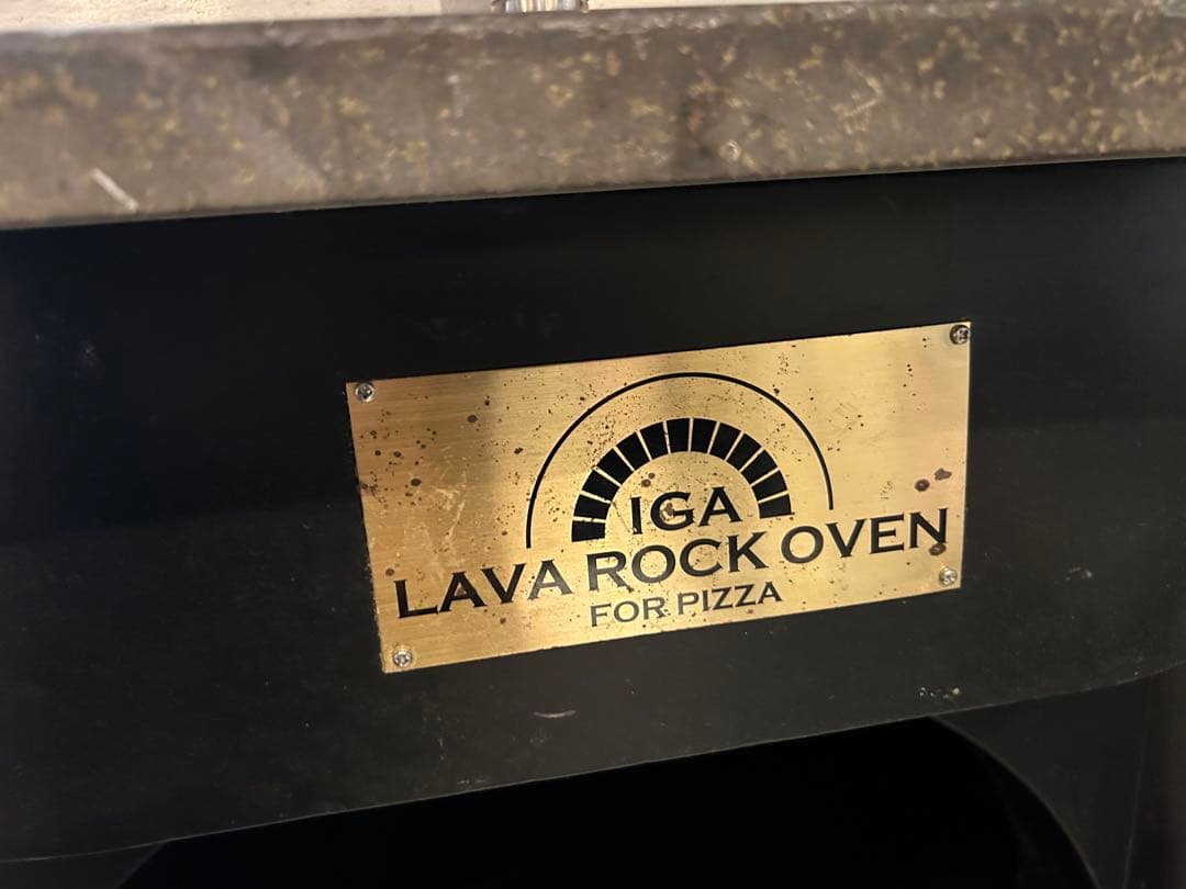 【さらに値下げ】IGA ガス式溶岩石ピザ窯 エレガンザ120 単相100V