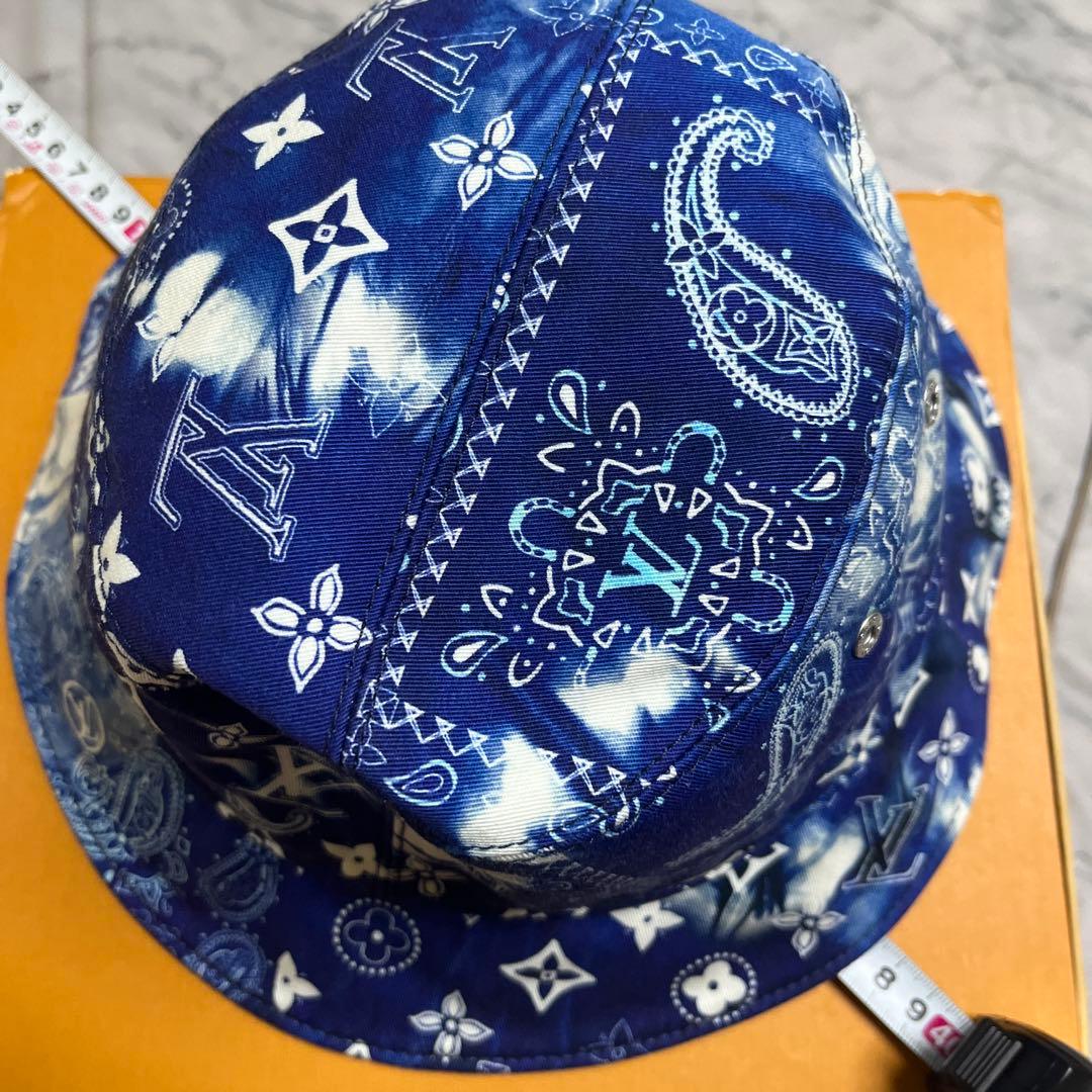 LOUIS VUITTON ボネ　モノグラムバンダナリバーシブル　ハット