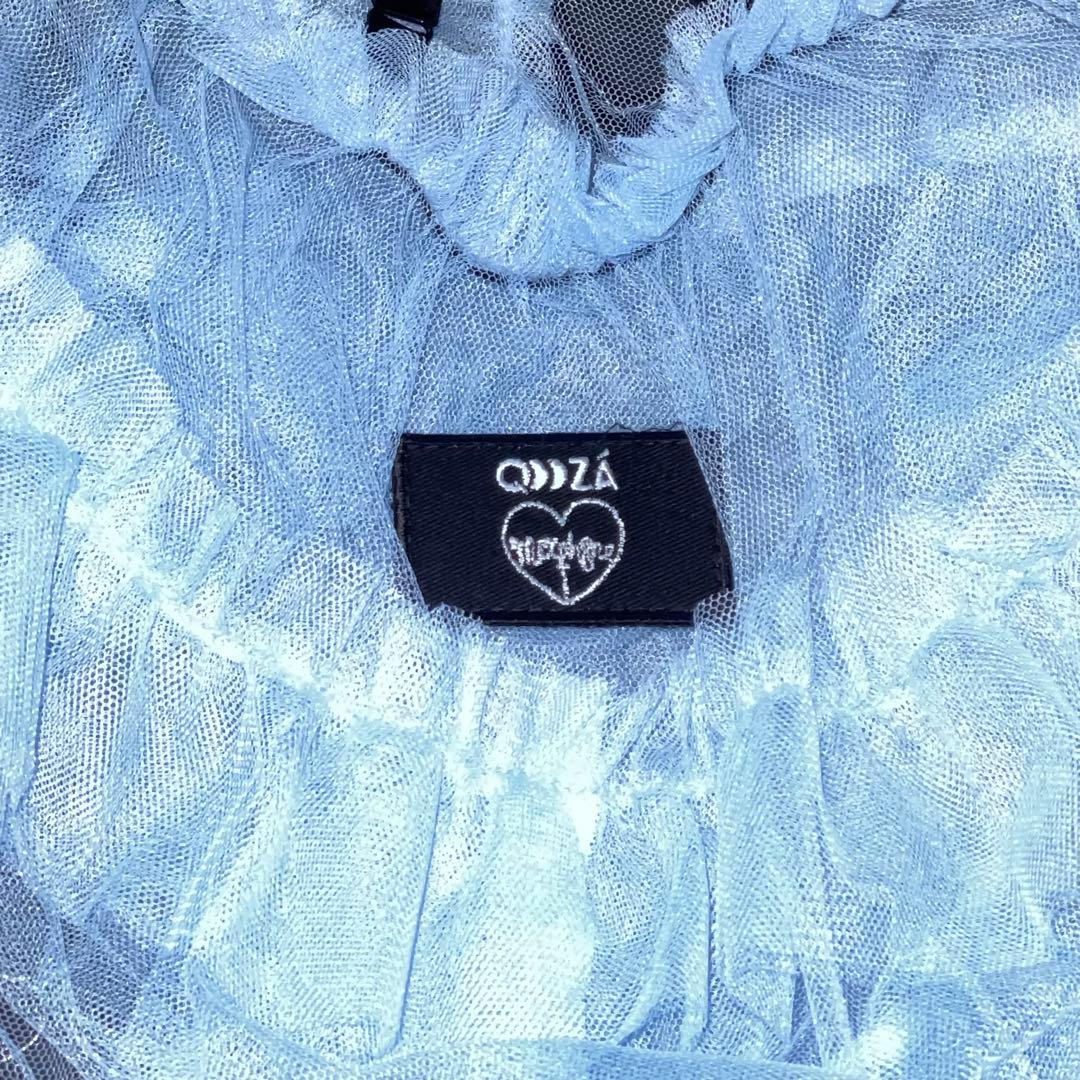 morph8ne シースルー ワンピース キャミソール 水色