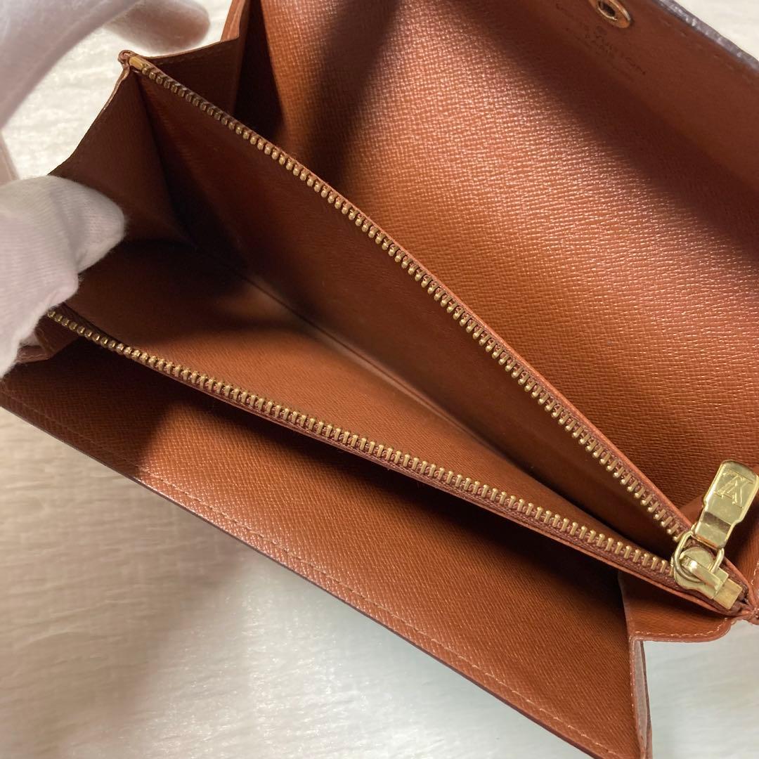 LOUIS VUITTON モノグラム ポシェット ポルトモネ クレディ 財布