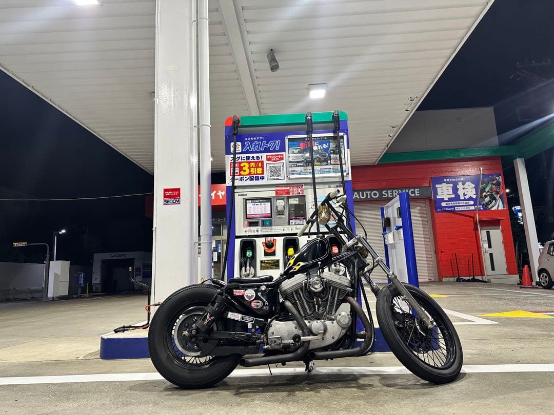 ハーレー　タンク　ファイヤー　エボスポ　週末限定値下げ