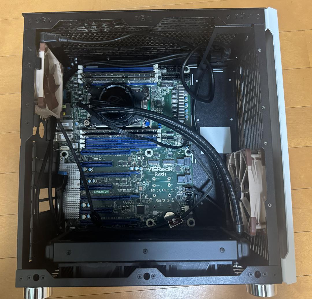 P*人様 デスクトップPC EPYC7702P(64コア128スレッド) メモリ