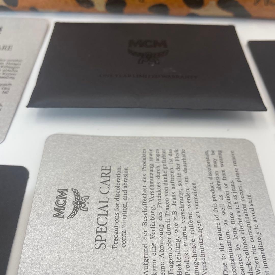 専用❗️美品♡MCM✨エムシーエム　 スタッズ　ヒョウ柄 レオパード　バッグ