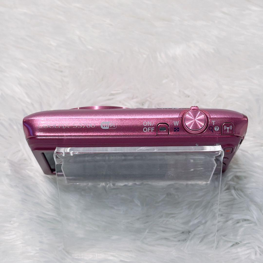 【美品】NIKON COOLPIX S3700 デジタルカメラ ピンク