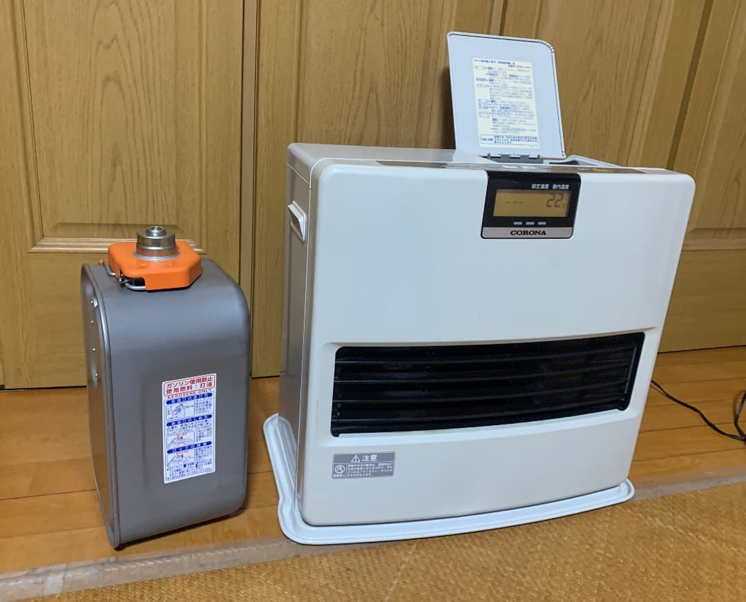 CORONA 石油ファンヒーター シャッター付き　完全整備済み美品