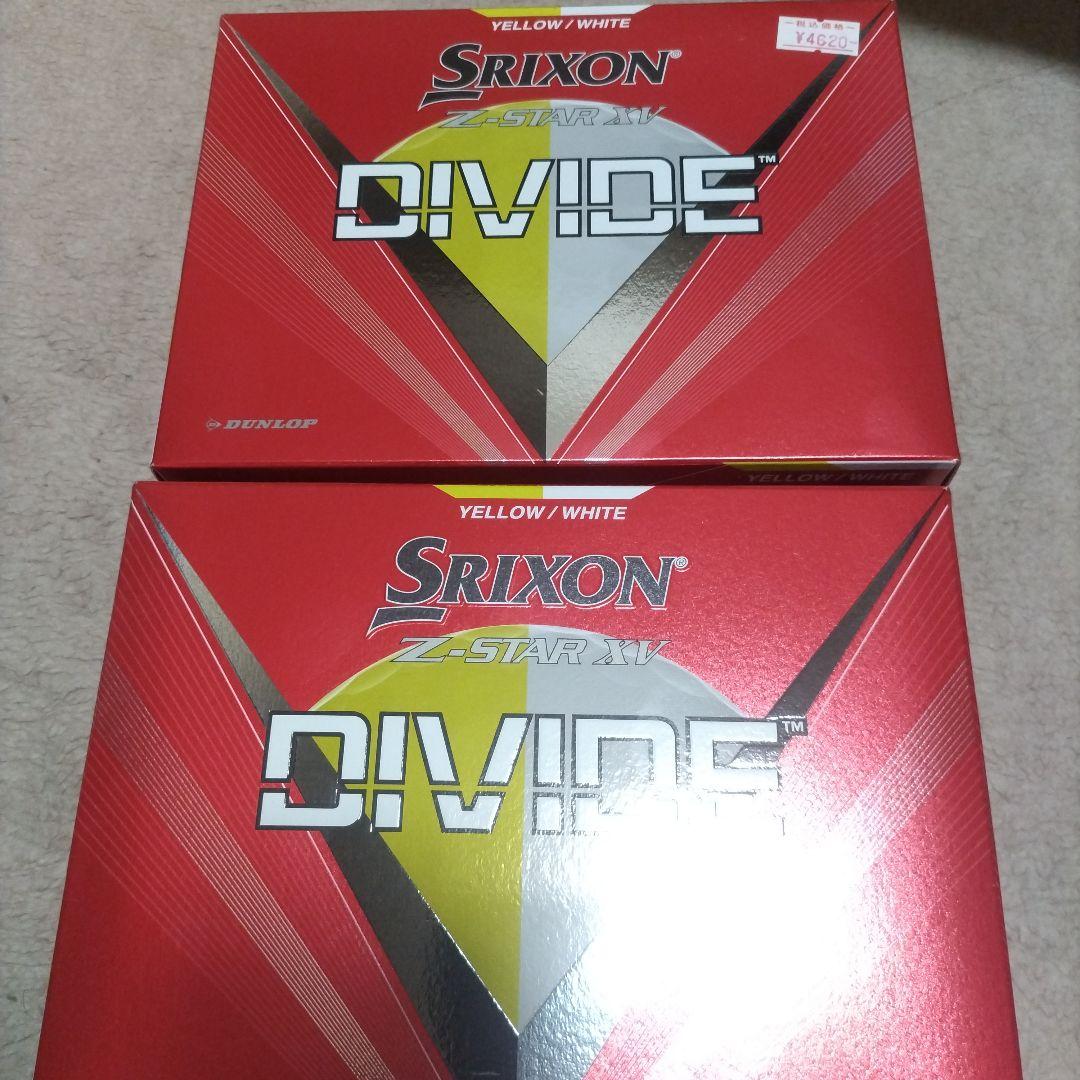 Srixon Z-STAR XV DIVIDE ゴルフボール ３ダース　３６球