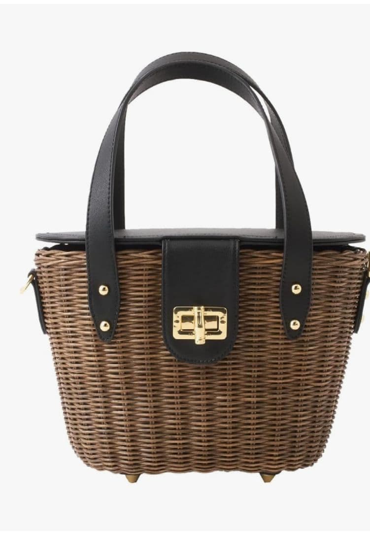 DIANA かごバッグ 2way ラタンバッグ