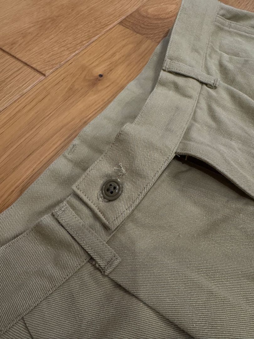 ☆新品未使用☆SCYE BASICS セルビッジチノ 2タック サイズ40