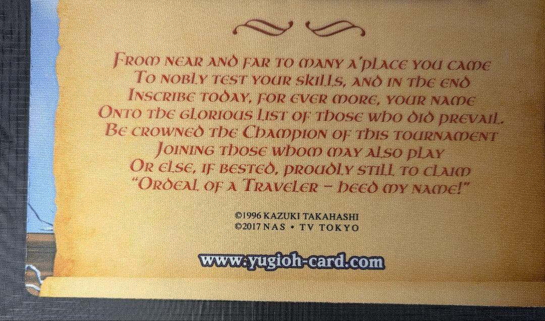 美品 聖騎士の追想 イゾルデ プレイマット 遊戯王 Traveler