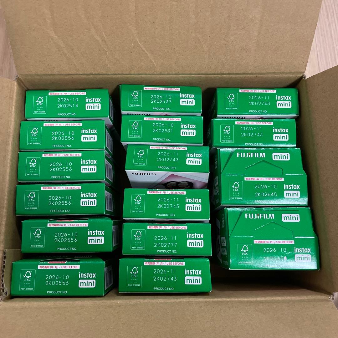 チェキフィルム10枚入り✖️14箱　チェキフィルム20枚入り✖️２箱