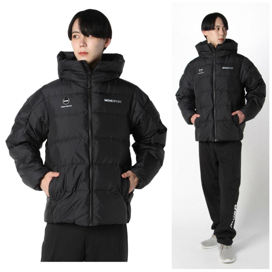 デサント ダウンジャケット アウター パーカー ナイロン BK 新品L