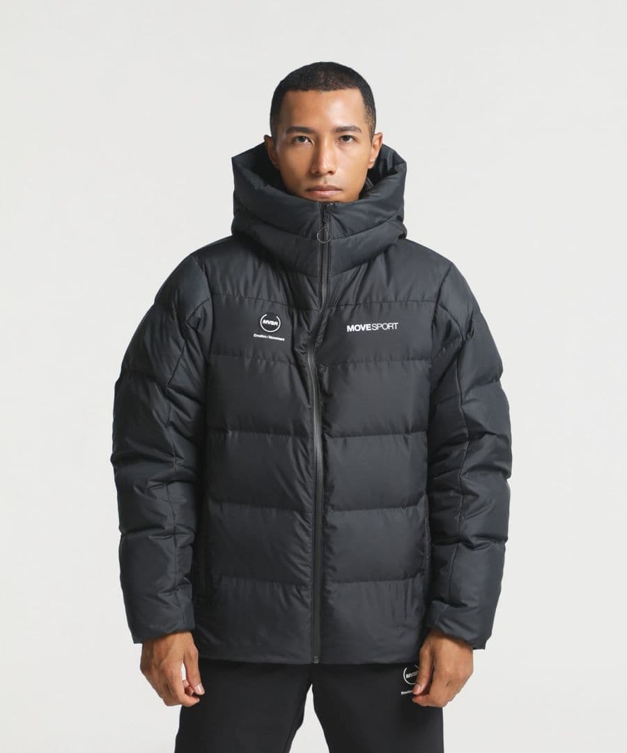 デサント ダウンジャケット アウター パーカー ナイロン BK 新品L