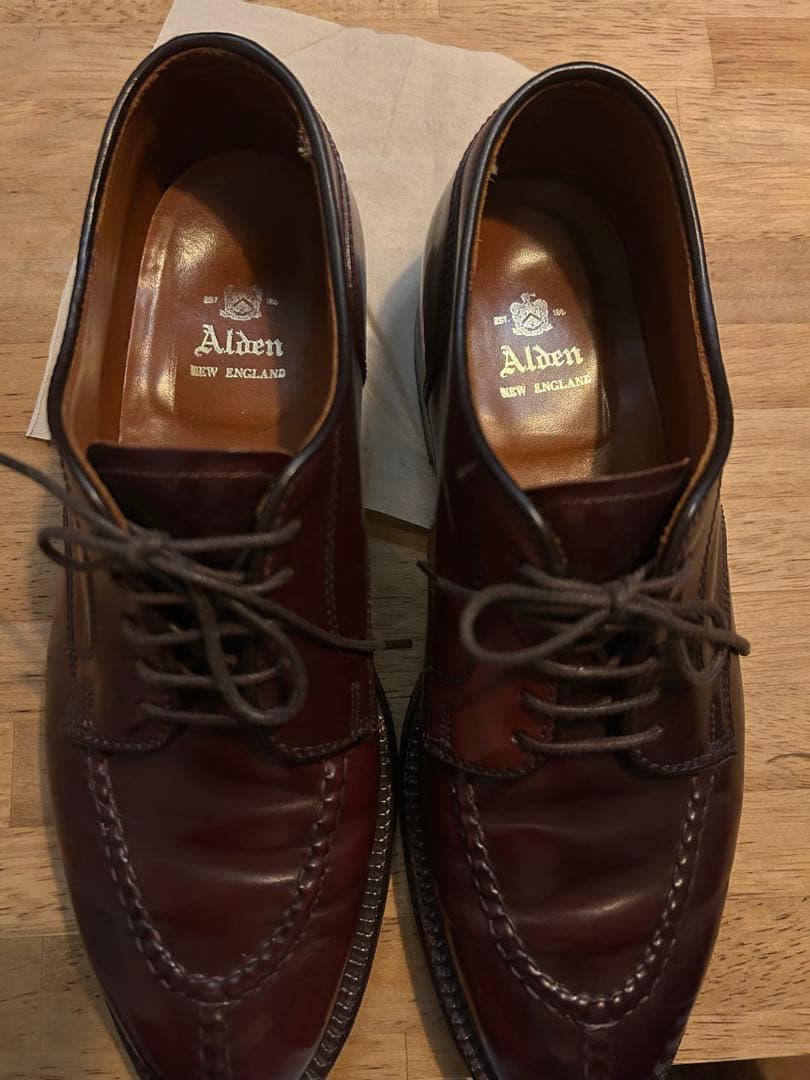 Alden オールデン 2210 バーガンディー コードバン Uチップ