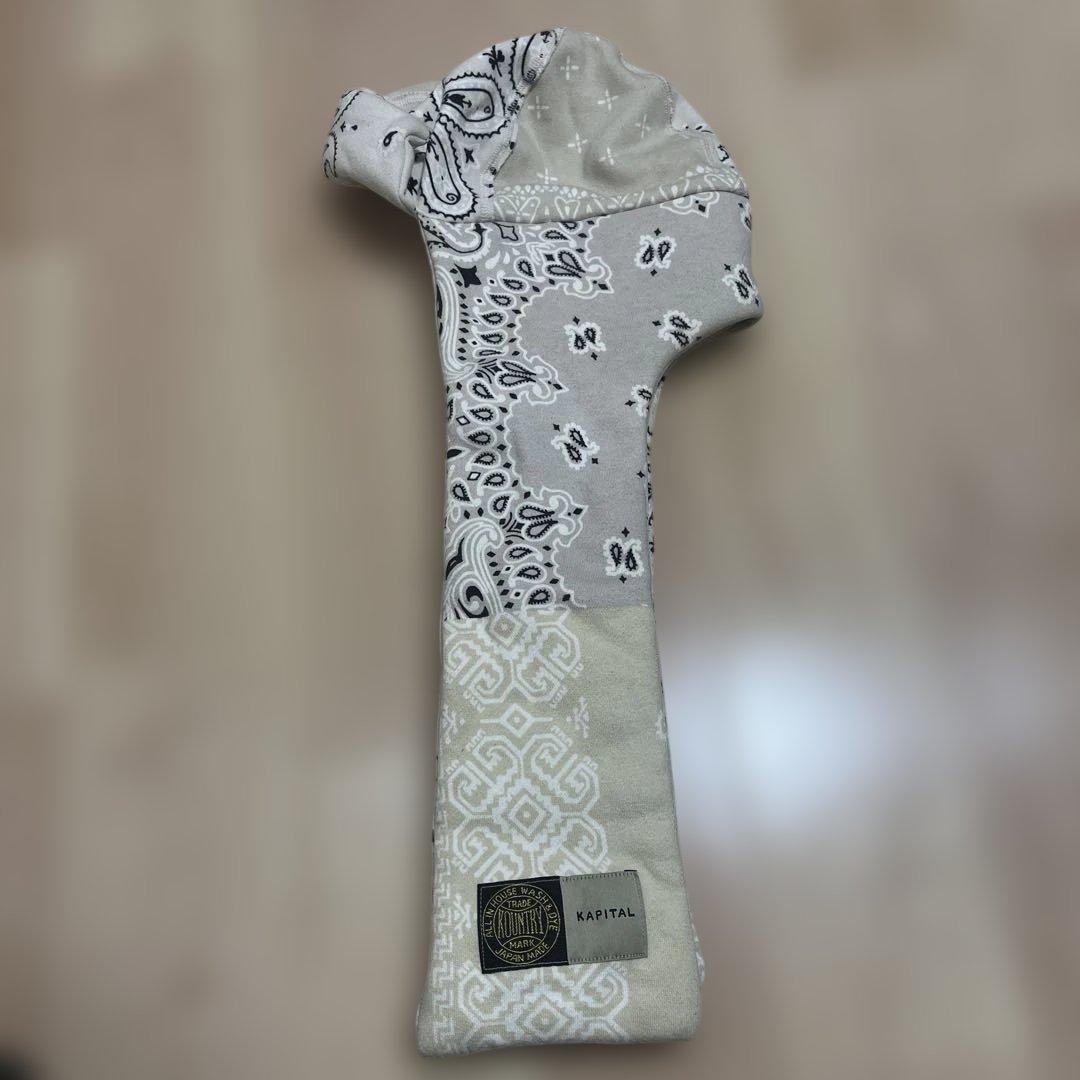 KAPITAL KESA KnitBandana フライトキャップ　ペイズリー