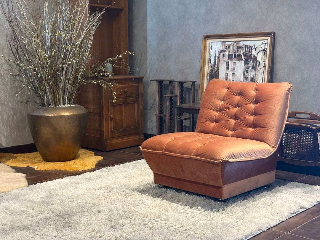 maruni マルニ 1人掛けソファ 1Pソファ ファブリック ビンテージ IG