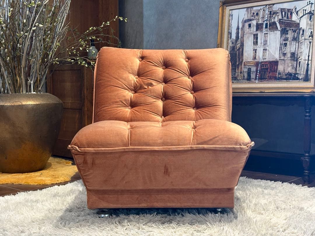 maruni マルニ 1人掛けソファ 1Pソファ ファブリック ビンテージ IG