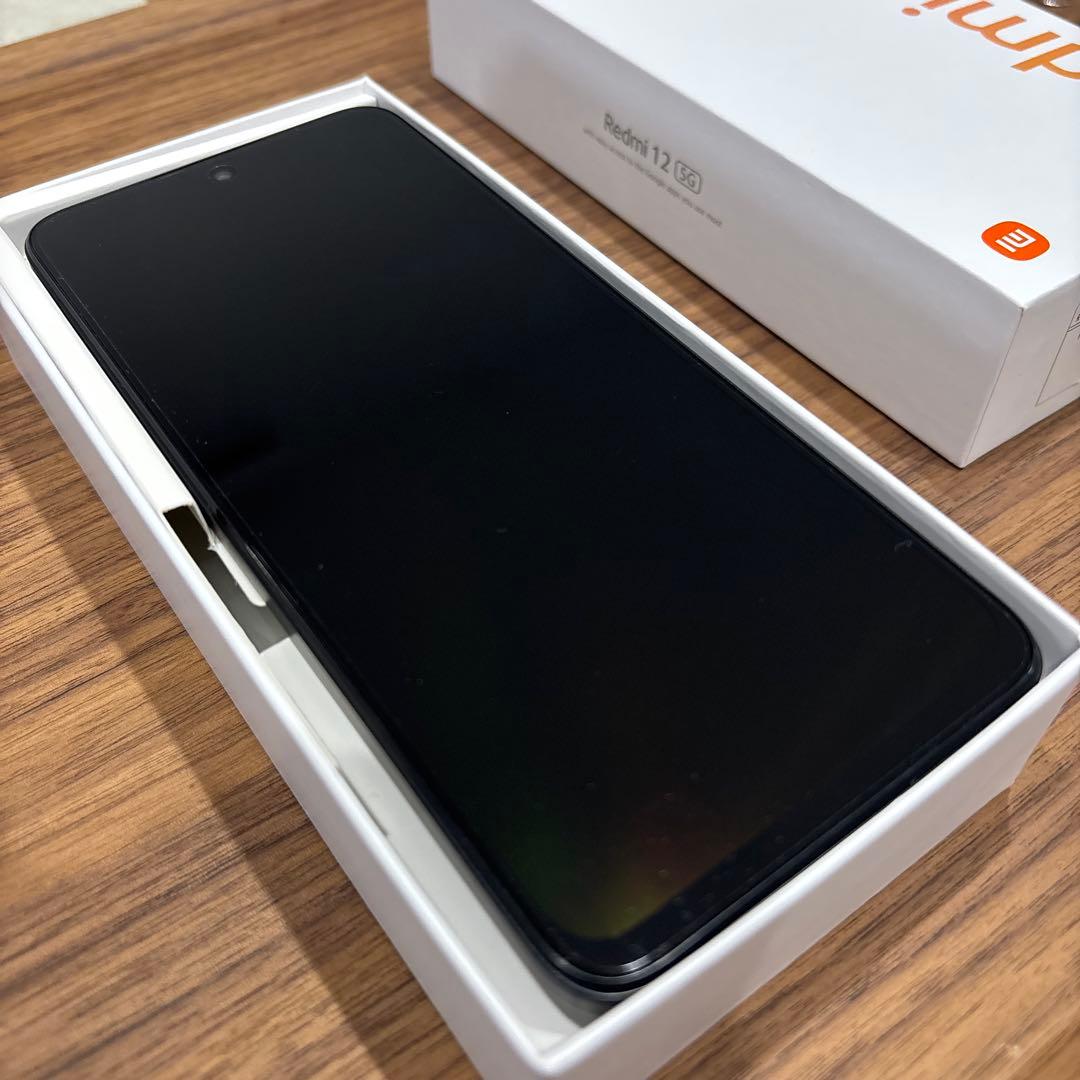 Xiaomi Redmi 12 5G 本体　ミッドナイトブラック