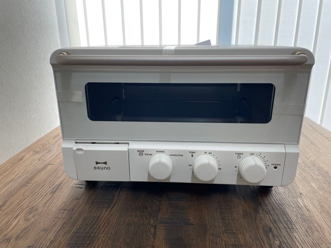 【未使用・美品】BRUNO スチーム＆ベイク トースター グレージュ