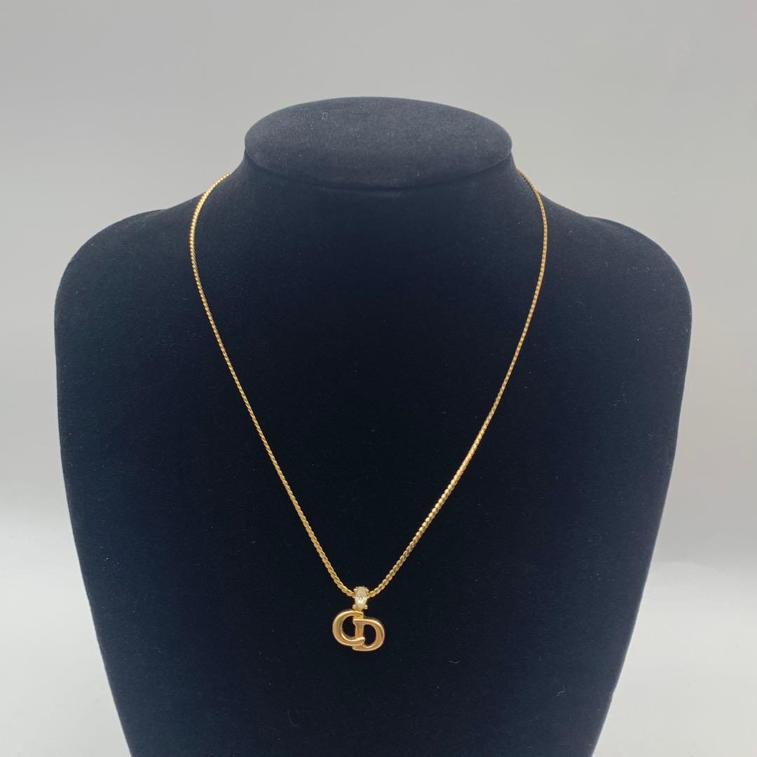 Christian Dior ディオール ラインストーン ネックレス