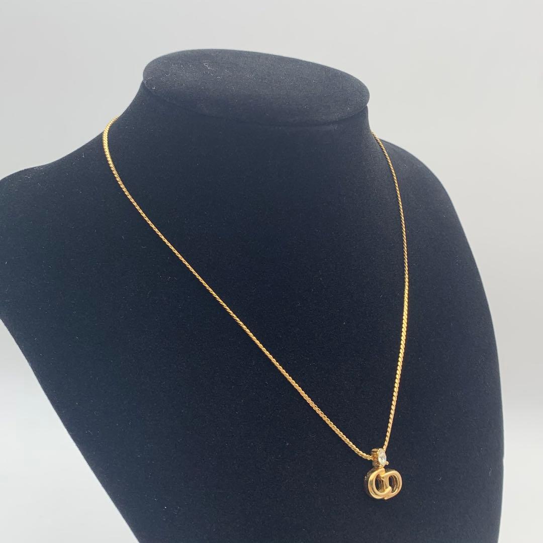 Christian Dior ディオール ラインストーン ネックレス