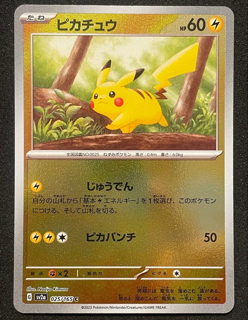 教*様 エラーカード？151 ピカチュウ　025/165 マスターボールモンスタ