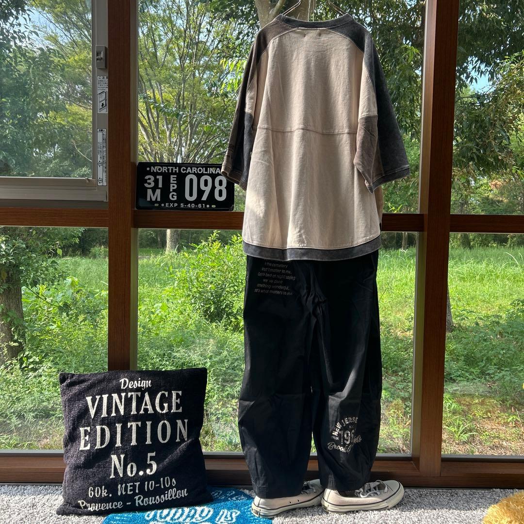 Ryo さん IRIEY ツイル脇タックマルチロゴパンツ クロ