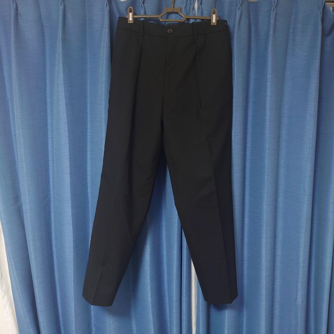 マーカウェア 21aw ペグトッププリーツパンツ　表記サイズ:2 ブラック