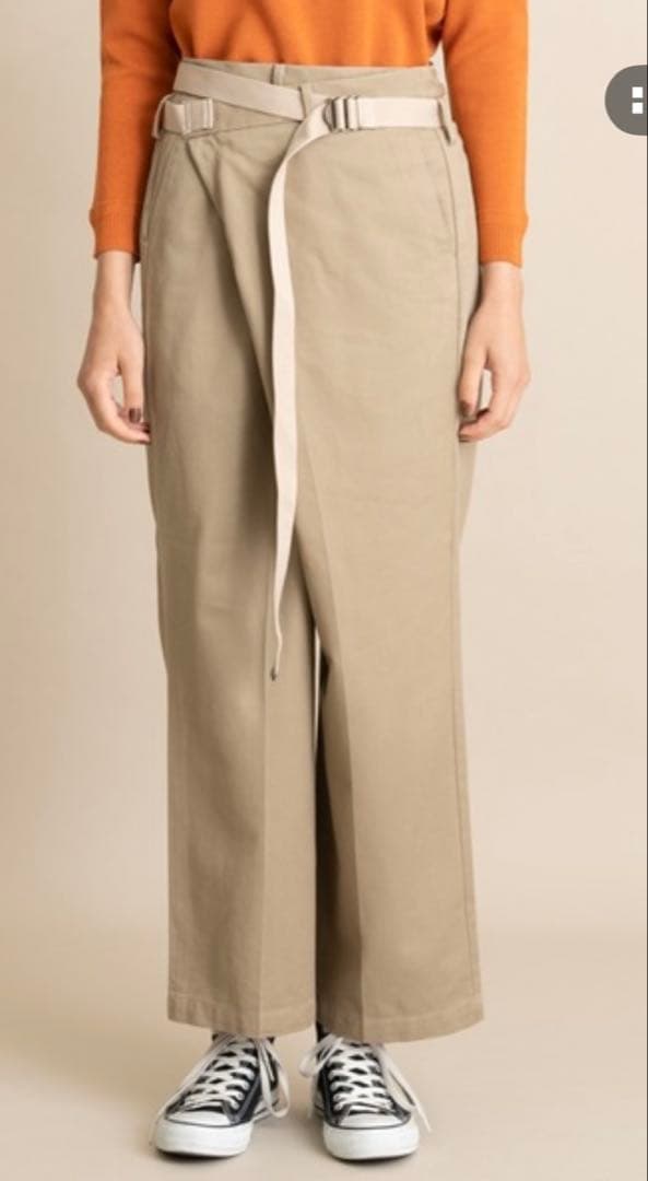 【あさり】　※確約品　メゾンエウレカ リメイクチノパンツベージュS