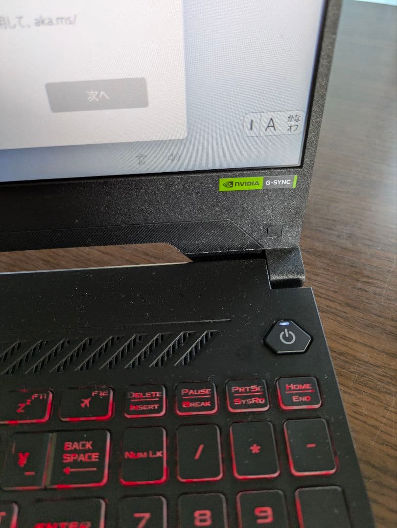 Q*a様 ASUS TUF Gaming ノートPC FA507　ジャンク品