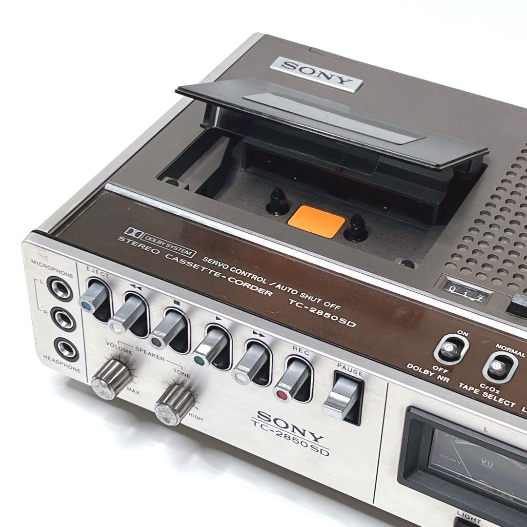 【良品・動作品】 SONY TC-2850SD カセットデンスケ typelll