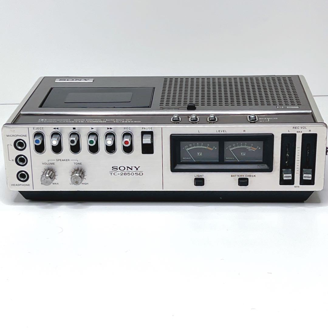 【良品・動作品】 SONY TC-2850SD カセットデンスケ typelll