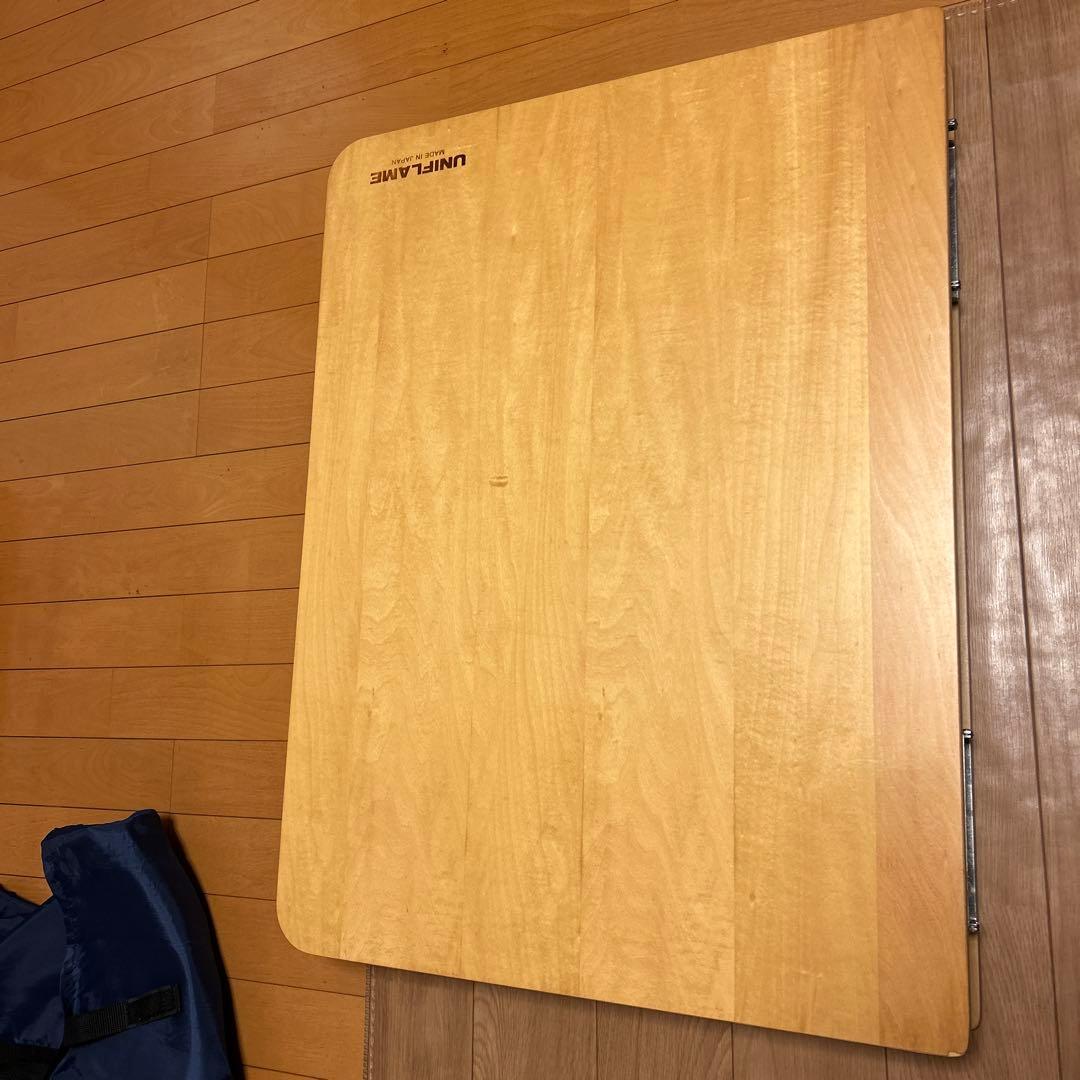 UNIFLAME アウトドアテーブル 木製折りたたみ（廃盤UFテーブル1100）