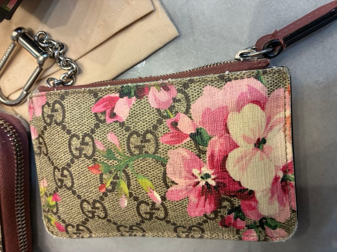 GUCCI スプリーム GG 花柄 長財布＋キーケースセット