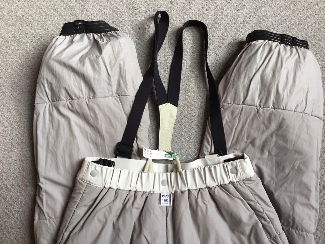mont-bellスキーウェア上下160クリーニング済