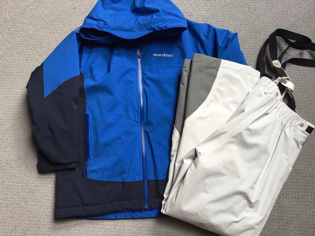 mont-bellスキーウェア上下160クリーニング済