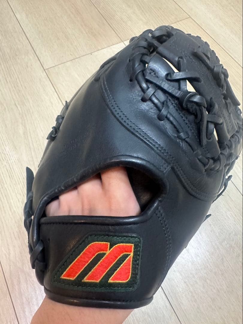 ミズノ ビューリーグ ファーストミット　軟式用　赤ビュー　ビックM 希少モデル