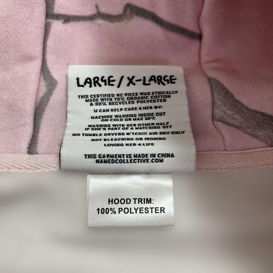 named collective ジップパーカー　ピンク　ファー　迷彩