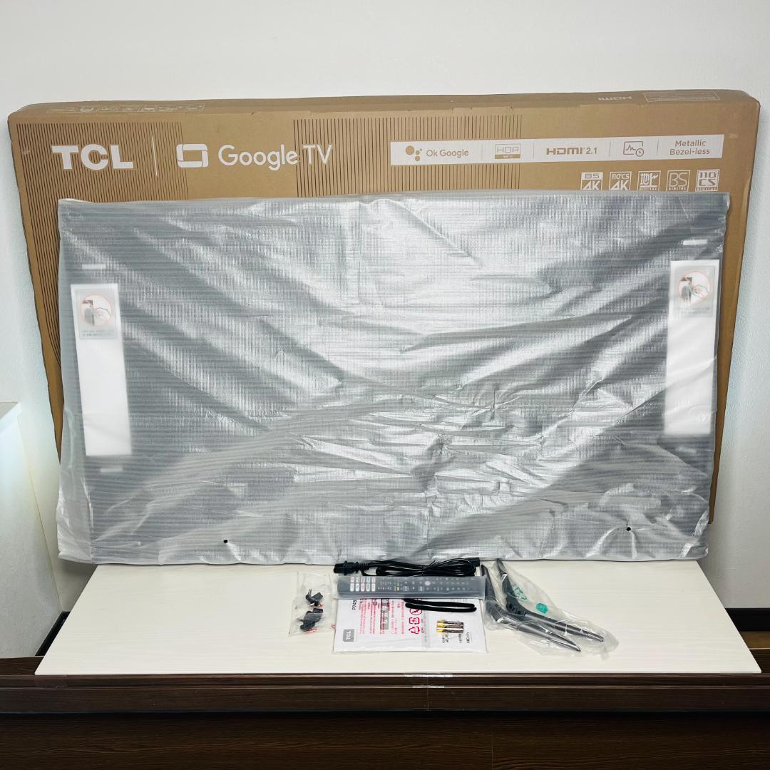 Google搭載 50V型 4Kチューナー内蔵スマートTV＜TCL＞50P745
