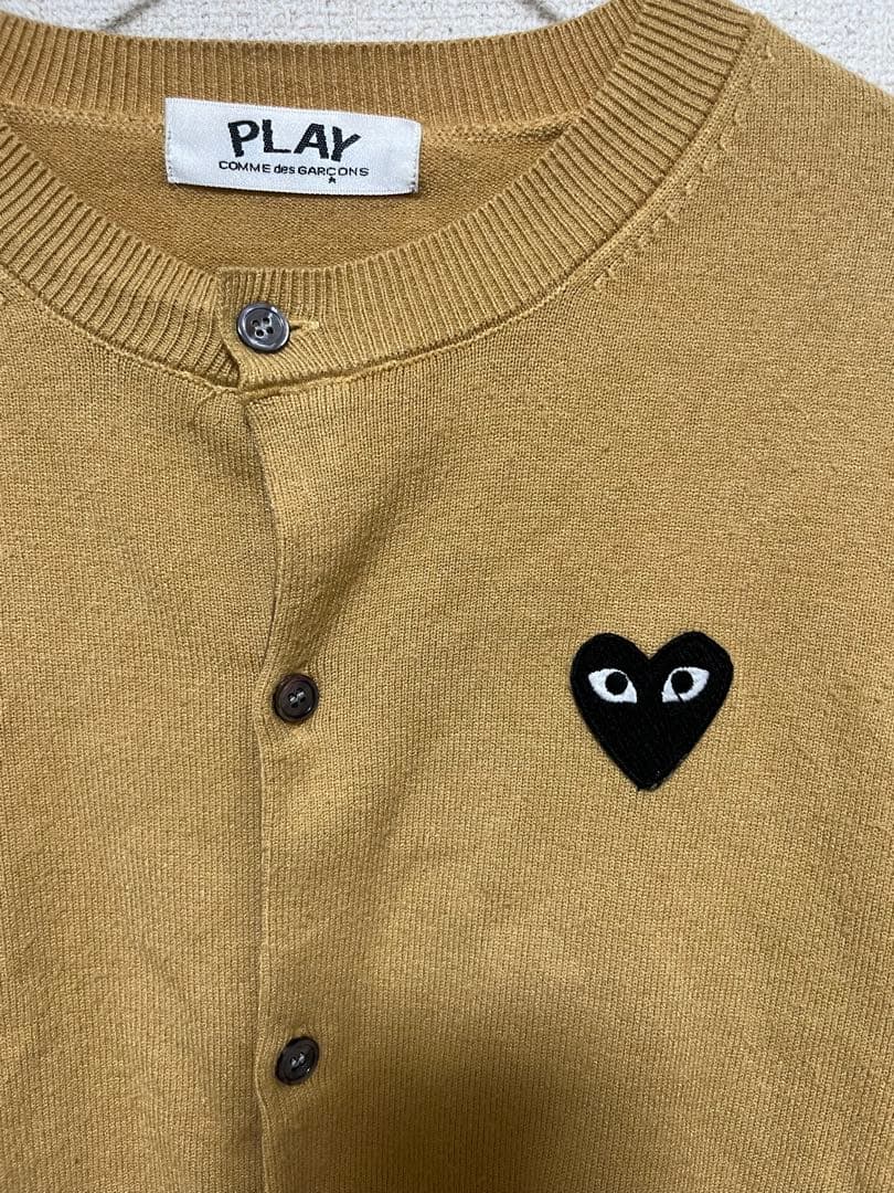 COMME des GARCONS ベージュカーディガン