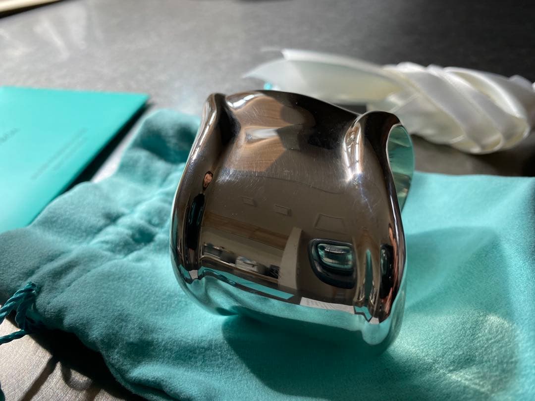 Tiffany & Co. シルバー ボーンカフ　エルサペレッティ