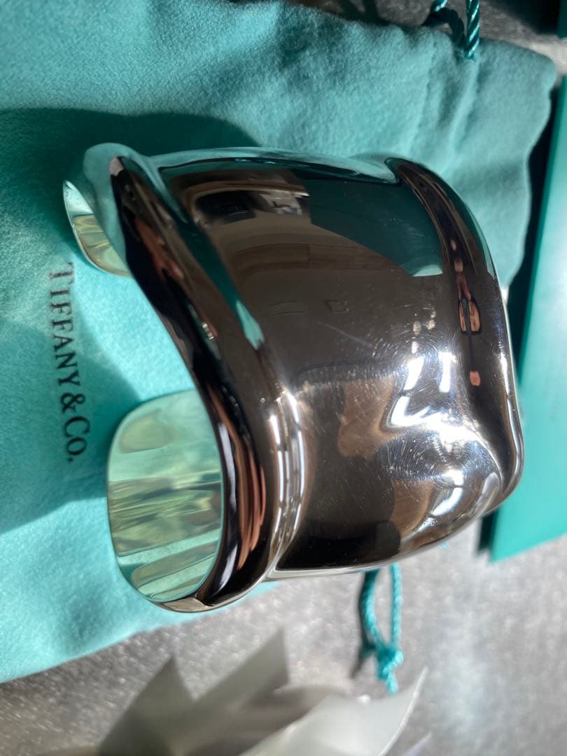 Tiffany & Co. シルバー ボーンカフ　エルサペレッティ